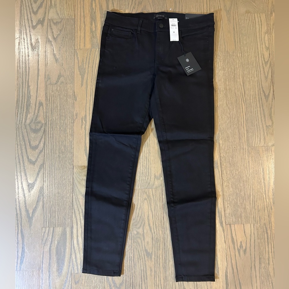 Ann Taylor Black Skinny Jeans – Sleek High-Rise Stretch